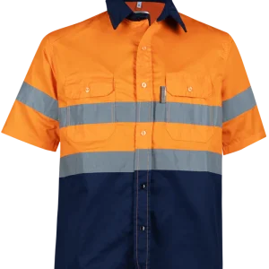 HI-VIS SHIRT 100% COTTON SHORT SLEEVE SHIRT