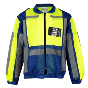 METRO REFLECTIVE JACKET DETACHABLE SLEEVE - Navy