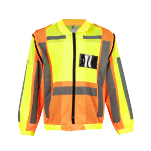 METRO REFLECTIVE JACKET DETACHABLE SLEEVES - Orange