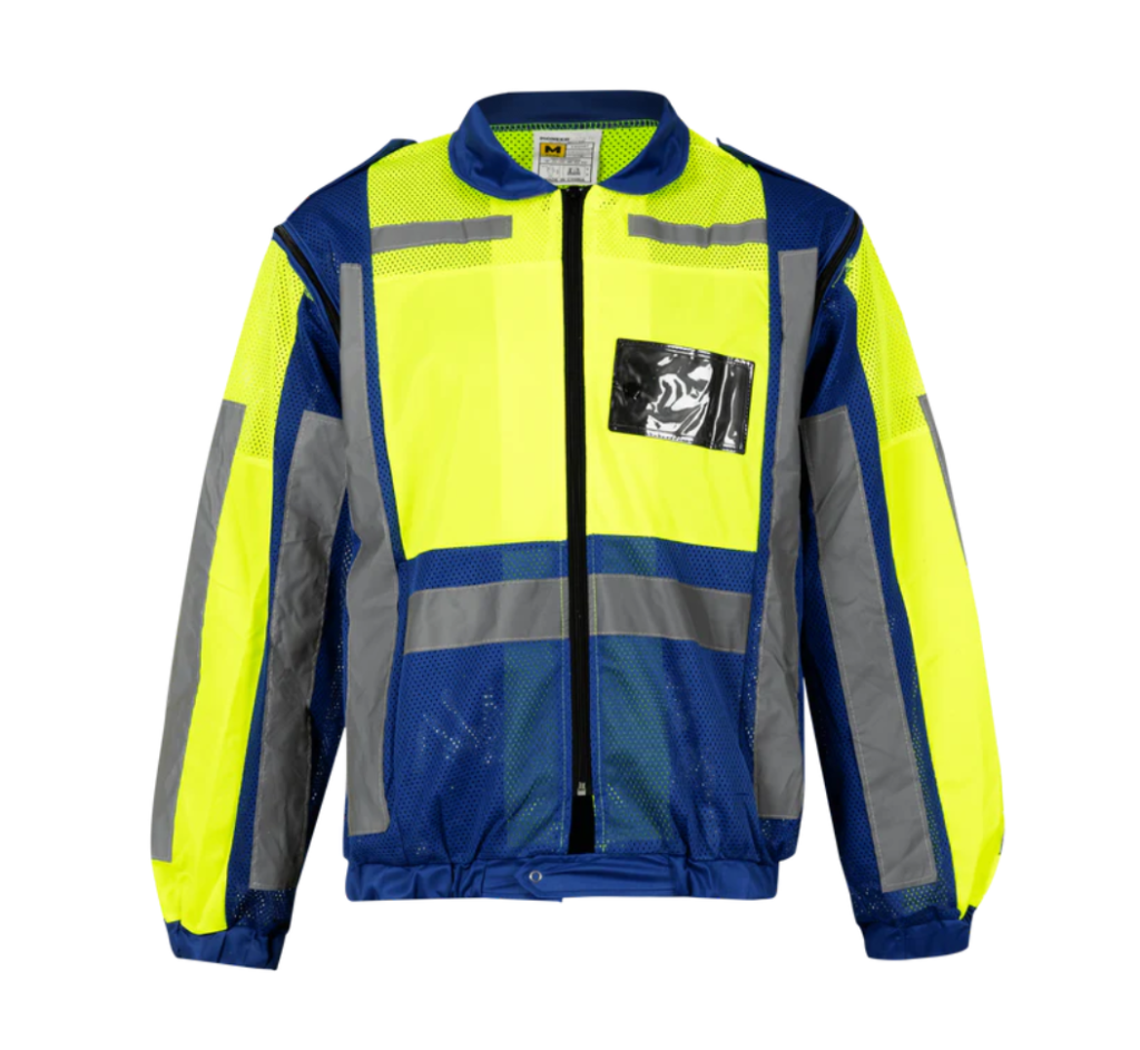 METRO REFLECTIVE JACKET DETACHABLE SLEEVE - Navy
